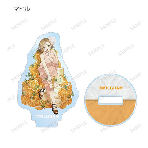 『MILGRAM -ミルグラム-』描き下ろし バースデーver.&休息中ver. トレーディングミニアクリルスタンド(単位/BOX)【202510再販】